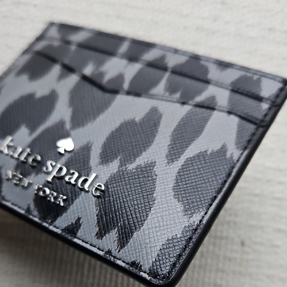 kate spade Leopard Print Card Holder - Picture 5 of 12